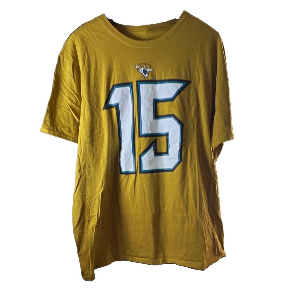 Nike NFL Jacksonville Jaguars Robinson #15 Gold Shirt Size 2XL